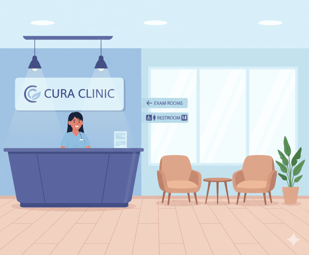 Welcoming view of CURA Medical Specialists clinic in Drummoyne