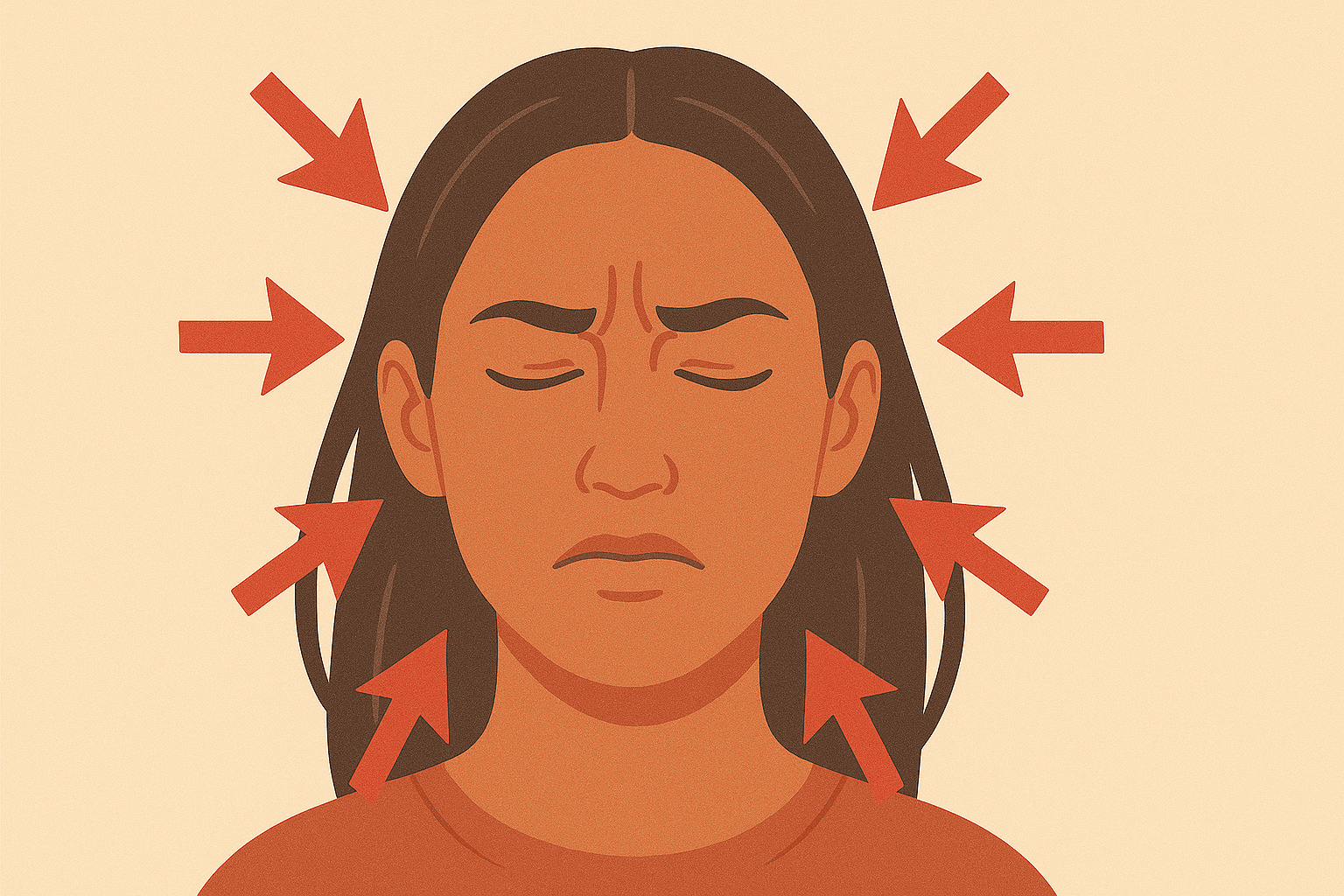 Lady with a headache